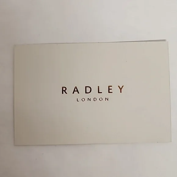 Radley London Liverpool Street Vintage Black Crossbody Bag Gold Accents & Charms - Picture 10 of 14